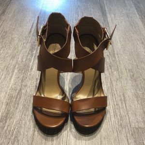 Michael Kors Strappy Leather High Heels